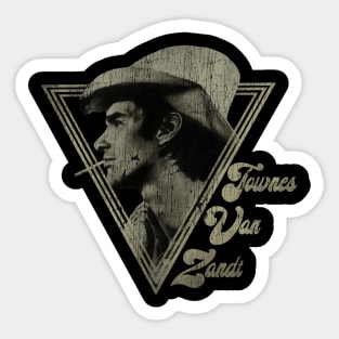 Townes Van Zandt - Vintage Sticker